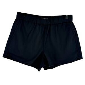 Madewell New! Allways Pull-On Shorts Black Elastic Waist Summer Casual Size S